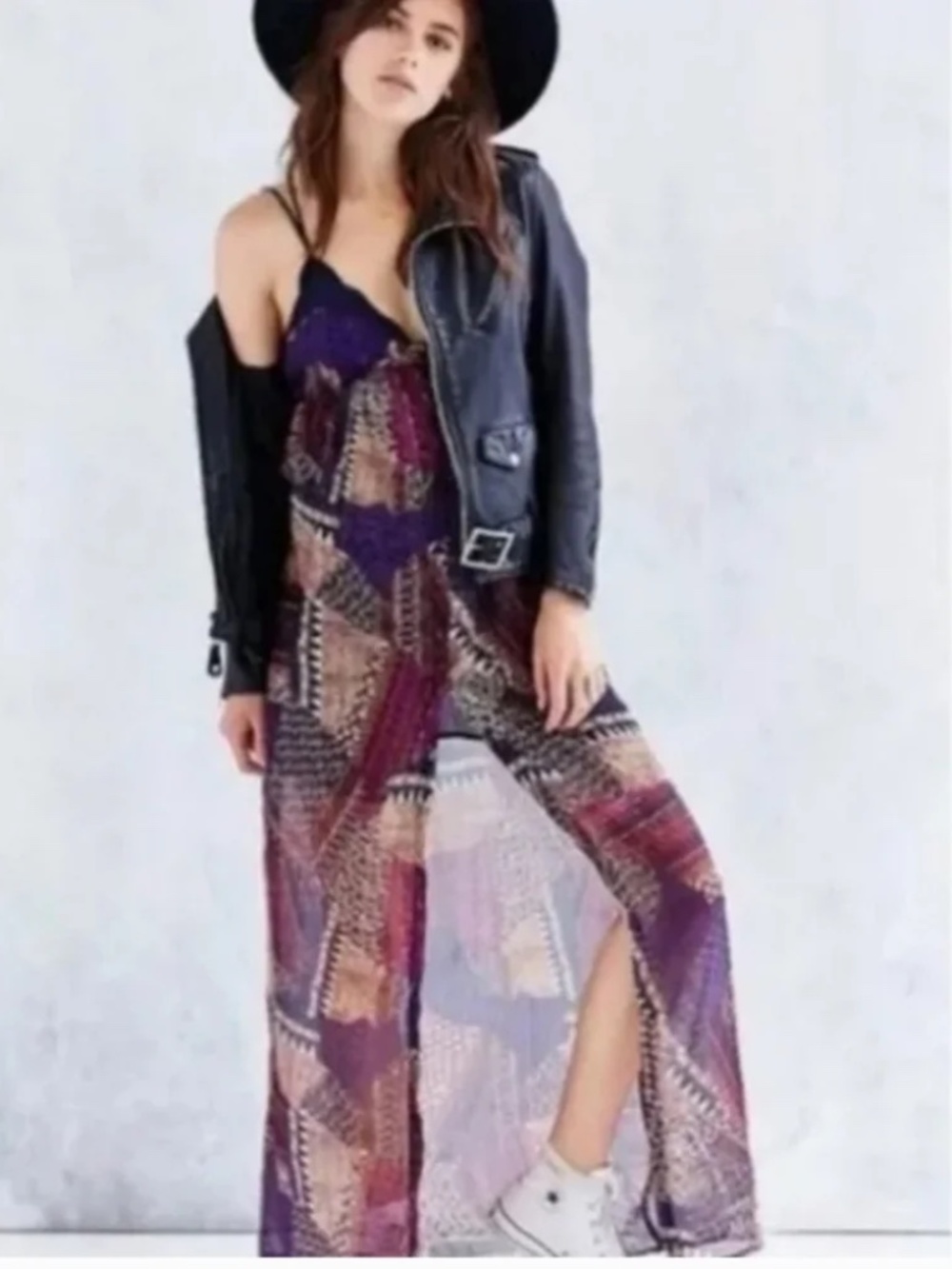 Band of Gypsies Sheer Button Up Bohemian Top